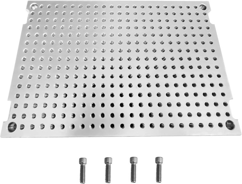 JMSMSH 8" x 12" x 1/2" MIC7 Aluminum Fixture/Sacrificial Plate, Mini Pallet - Image 1